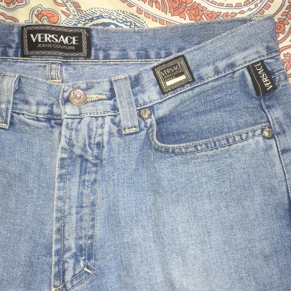 Versace blue jeans